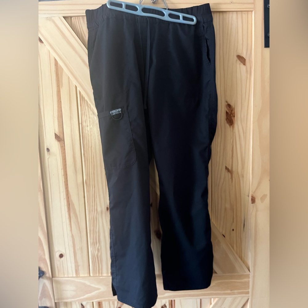 Cherokee Petite Scrub Cargo Pants
